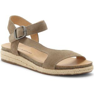 Lucky Brand Gabrien Suede Espadrille Sandal Flats